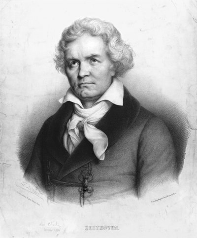 Ludwig van Beethoven (1770-1827) by Zephirin Felix Jean Marius Belliard